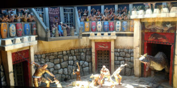 Gladiator diorama at Ark Encounter, July 2018