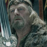 Theoden King rediscovers his sword in 