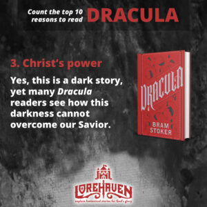 Count the top 10 reasons to read DRACULA, reason 3