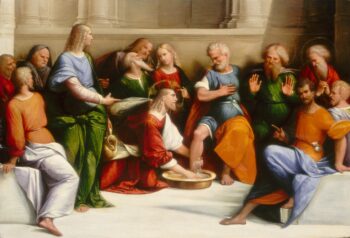 Christ Washing the Disciples' Feet by Garofalo, c. 1520/1525 (public domain, source: National Gallery of Art)